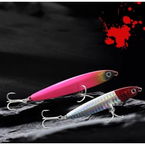 All water Wobbler Pencil Fishing Lure 80/100mm 10/14/18g Sinking Sea Bass Baits Artificial Hard Bait