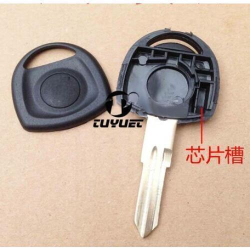 10CS/20PCS Transponder key Shell Car Key Blanks for Buick Sail With Uncut Left Blade Replacement FOB Case