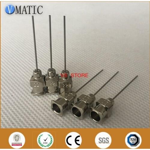 High Quality 12Pcs 1 Inch Tip Length 22G Stainless Steel Glue Dispensing Needle
