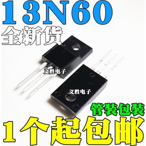 5 pçs/lote FQPF13N60C 13NM60N 13N60 K13A60D 13A600V TO-220F MOSFET