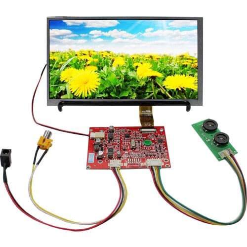 7" 480x234 AT070TN07 7inch LCD Screen CVBS input LCD Controller Board