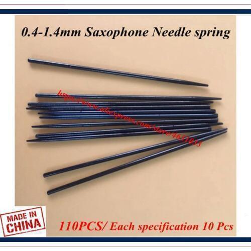 Saxophone accessories - 110PCS Needle spring saxophone clarinet repair maintenance tool 0.4-1.4mm - Saxophone parts