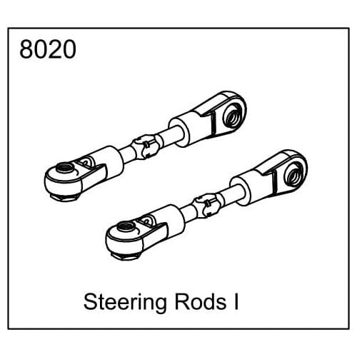 ZD racing EX07 accessories super sports car 1/7 original accessories 8020 direction lever 1