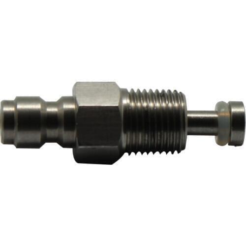 2pcs, 5pcs, 10pcs/Lot Paintball Quick Fitting 8mm Male Plug of Quick Disconnect with One Way Valve Made of Stainless Steel