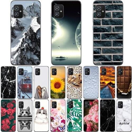 For ASUS ZENFONE 8 ZS590KS Case Wolf Silicon TPU Fundas for Asus Zenfone 8 ZS590KS Cat Animal Shell Bag Housing Phone Cases