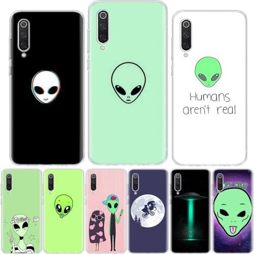 Funny Drawings Aliens Phone Case For Xiaomi Redmi Note 10 9 9S 8 8T 7 6 5 9C 9A 8A 7A 6A 5A Pro S2 K20 K30 Coque