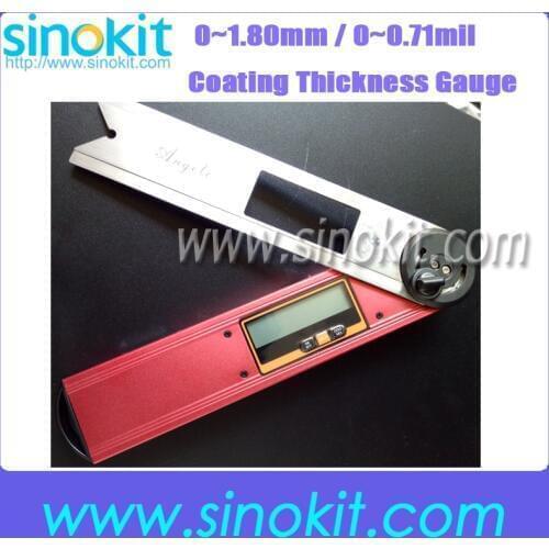 Digital Waterproof Angle Finder Gauge Protractor Meter Bubble Spirit Level 360 degree with SK120