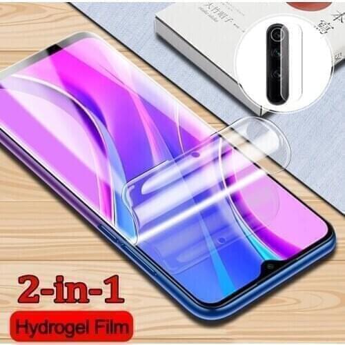 Hydrogel Film+Lens Film on the Redmi 7 7A 8 8A 9 9A 9C For Xiaomi Redmi Note 7 8 9 Pro 9S 8T Screen Protector Protective Film