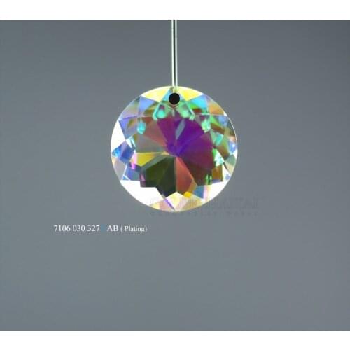 30mm Crystal Prism Suncatcher Glass Chandelier Hanging Pendant Accessories Home Wedding Garden Decor Ornament Craft Crystall