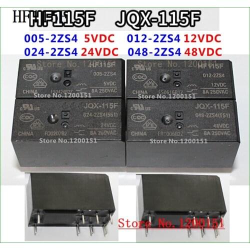 JQX115F 012-1H3BF 12V 6 16A