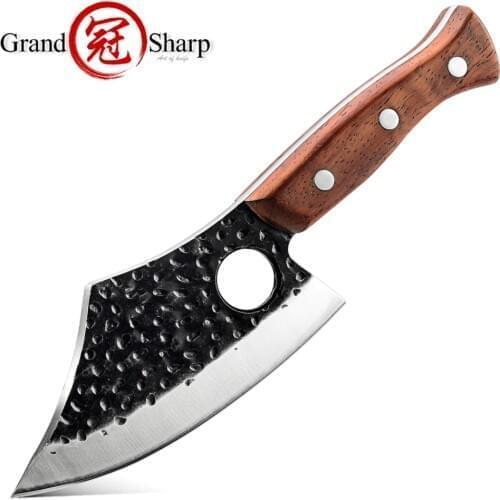 Chef Kitchen Knife Boning Axe Butcher BBQ Meat Chopping Tools Tomahawk Machete Fire Hatchet Camping Outdoor Sport Fishing Gadget