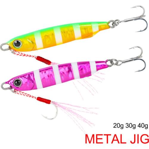 Shore Fishing Metal Jig 20g 30g Long Casting Fishing Lure BAYONET Inshore Sea Fishing Hard Bait Bass Jigging Tackle