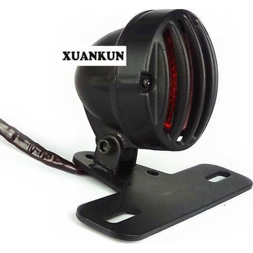 Motorcycle Retro Taillight CG125 GN125 Metal Rear Brake Lamp