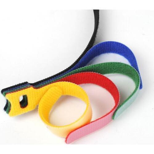 20pc/lot 12mm*150mm Hook and Loop nylon cable ties organizer Thin injected cable straps Hook loop reusable cables fastener tape