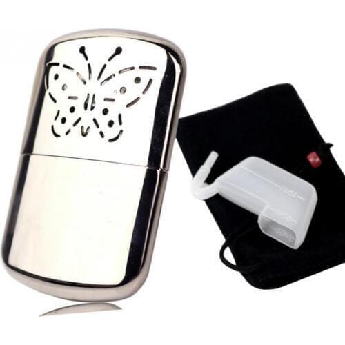 New Portable Handwarmer Butterfly Fuel Hand Warmer Standard Pocket Mini Hand Warmers Head Outdoor Indoor Reusable Handy Heater