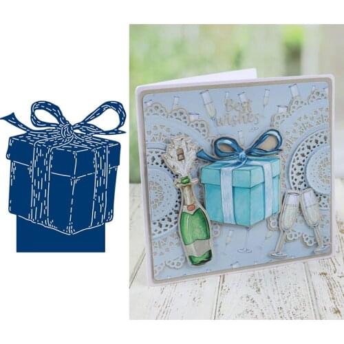 A Gift From Me To You Arrival New Metal Cutting Dies Scrapbook Diary Decoration Stencil Embossing Template DIY Greeting Card