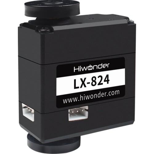 1PCS LX-824 17KG Three-port Bus Servo intelligent serial Robot Steering Gear Digital servo High Torque for bionic robots joints