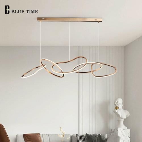 Modern LED Pendant Light Home Lights For Living Room Dining Room Bedroom Kitchen Parlor Indoor Lighting Gold LED Pendant Lamps
