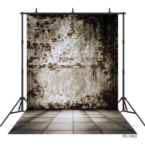 Photographic Backdrops Grunge Brick Wall Halloween Vinyl Photo Backgrounds for Studio Photobooth Children Portrait Photophone