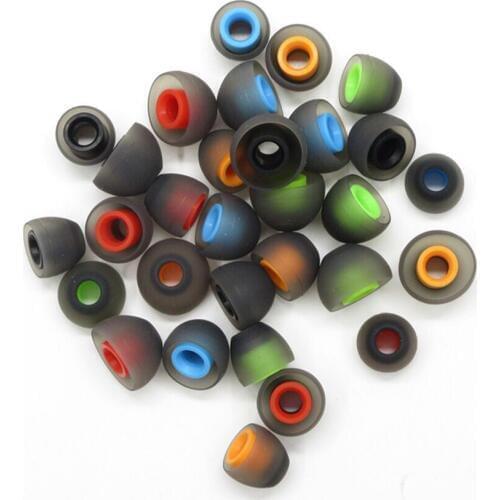 15Pairs(30pcs)/Lot L M S In Ear Tips Earbuds Earphone Silicone Eartips/Ear Sleeve/Ear Tip/Earbuds For KZ Earphone
