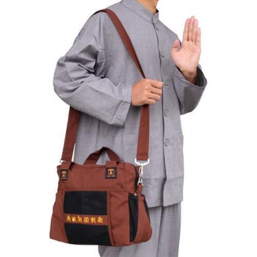 High Quality Buddhist Cotton Canvas Monk Bag Lohan Bags Dual-use Package