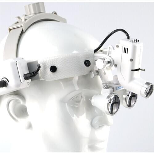 High Quality Wireless 5WLED Medical Headlamp Surgical Headlight Illuminator+2.5/3.5X Binocular Magnifier Dental Loupes