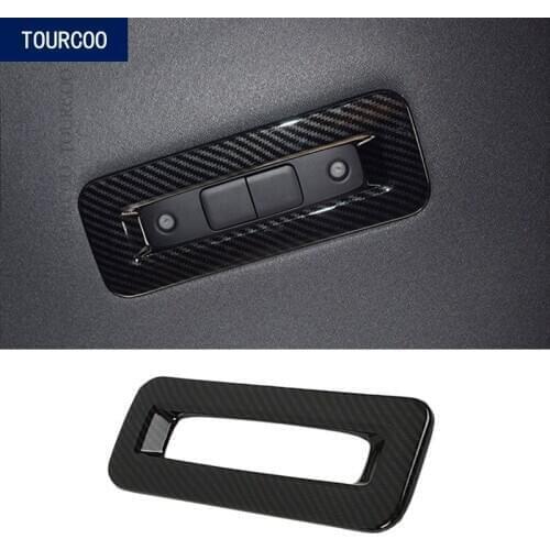 For Toyota C-HR 2017 2018 Rear Reading Light Lamp Frame Trim Cover Sticker ABS Chrome Car Decoration Accessories