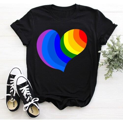 Love Print ladies T-shirt ladies casual basis O-collar white shirt short sleeve ladies T-shirt TX8370