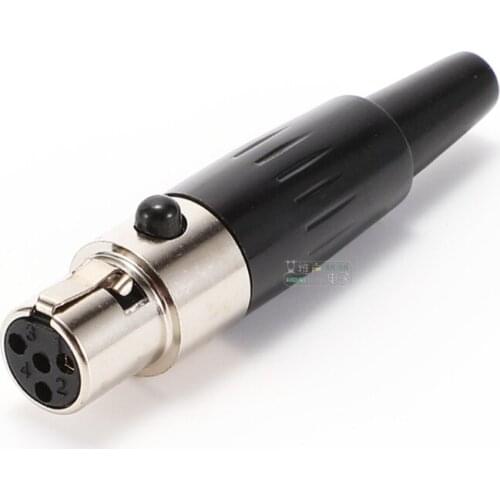 1Pcs four-pin XLR female MINI four-core wireless microphone with waist bag small bee stage AM4MD/AM3F