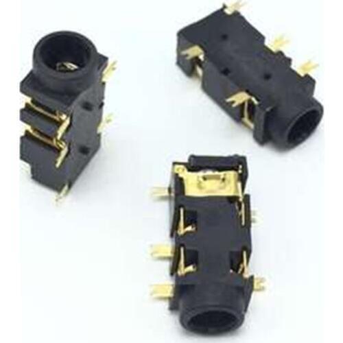 10pcs 3.5mm Female Audio Connector 5 Pin SMT SMD Headphone Jack Socket PJ-327A