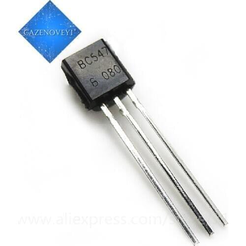100pcs/lot BC547B BC547 547B TO-92 In Stock
