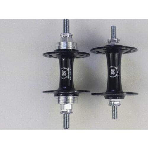 32/32 Novatec A165SBT/A166SBT Fixed Gear Fixie track bicycle black hubs single speed freewheel bike with axle nuts cog sprocket