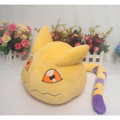Anime Cosplay Plush Toys Digimon Adventure Pet Nyaromon Figure Doll Soft Filling Pillow 25cm Cartoon Cushion For Gift