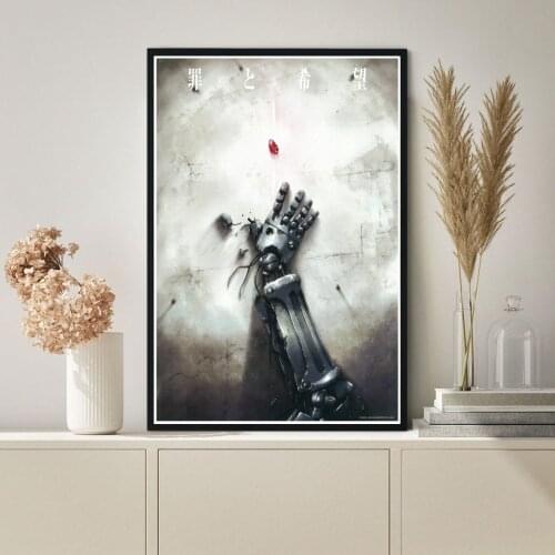 Fullmetal Alchemist Anime Poster Canvas Print Wall Painting Home Decoration