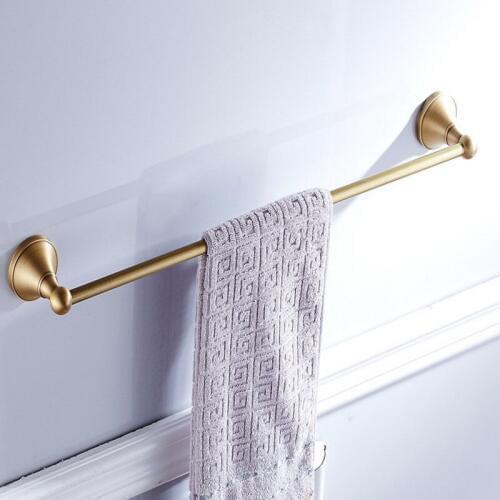 Antique Brass Bathroom Towel Holder Single Towel Bar Towel Rack Wall Mounted Towel Rail Bathroom Accessories