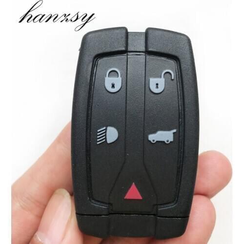 NEW 5 Buttons Remote Key Fob shell For Land Rover Freelander 2 3 Replacement Car Smart Key Case Cover Uncut blade