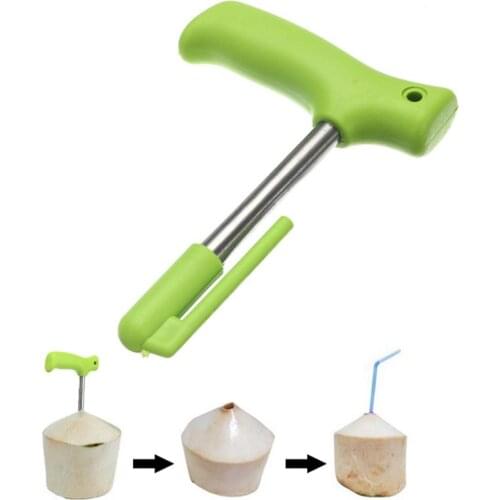 Kapmore 1pc Coconut Opener Multi-Purpose Ergonomic Coconut Tool Fruit Corer For Kitchen Vegetable And Fruit Tools Random Color
