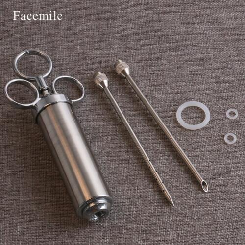 Turkey Needle Barbecue Syringe Stainless Steel Material Herb Spice Syringe Convenient Steak Kitchen Tool 54012 Gift