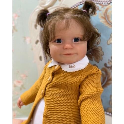 60cm Reborn Baby Reborn Baby Doll Kit Reborn Toys Reborn Doll Bebe Reborn Vinyl with Clothing New Born Baby Items
