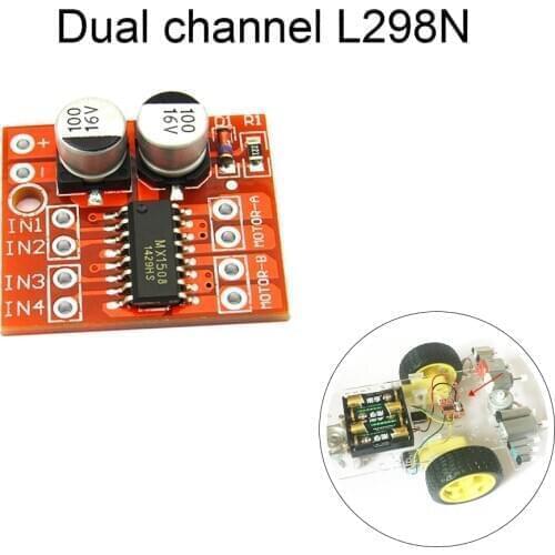 L298N Dual Channel DC Motor Driver Mini Module PWM Speed Control Beyond 1 PC