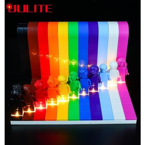 LED Light Kit For 40516 Everyone Is Awesome Building Block Decorative Children’s Gift DIY Toy Set（Not Included Building Blocks