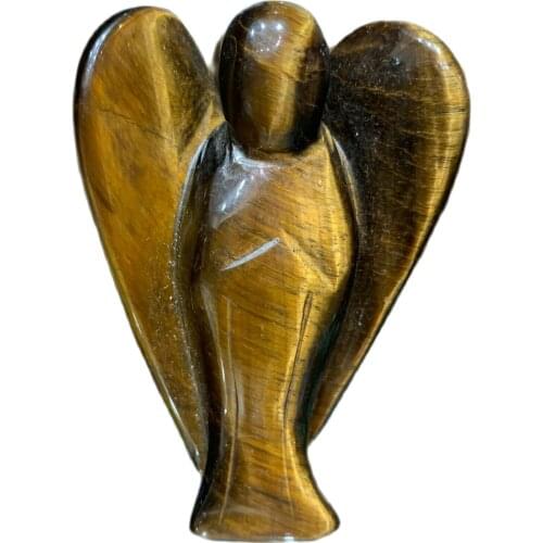 Natural quartz handcarved angel crystal Reiki healing 1PC