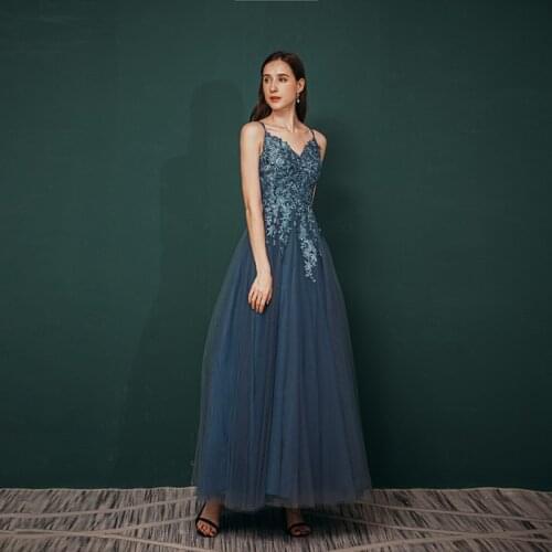 2021 new noble and elegant company annual meeting solo performance dress female host bel canto evening dress fluffy skirt color