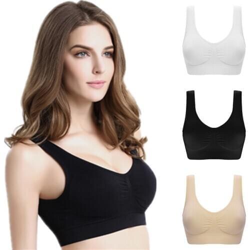 Sexy Bra With Removable Pads Women Seamless Push Up Bra Plus Size Underwear Wireless Body Shape Bra Solid Color Bralette Bra
