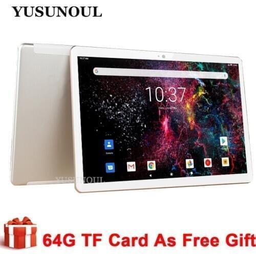 Phone Call tablets Dual SIM Cards Wifi 32GB ROM 10 inch Tablet Android 9.0 Dual Cameras Tablette tablets PC GPS+Free Gifts
