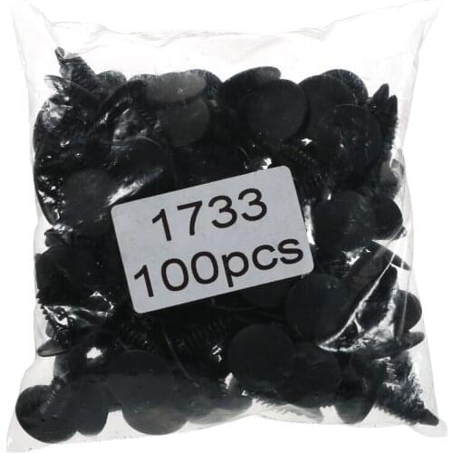 Plastic Fastener Rivet Clips Fender & Bumper Shield Retainer 100 PCS Nylon Bumper Fastener Rivet Clips Auto Body Clips