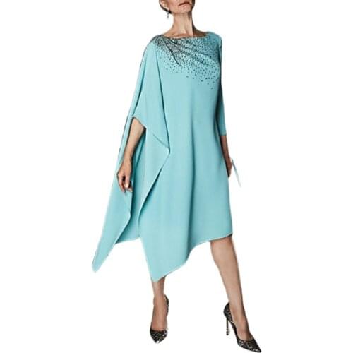 Mother dress tailor shop sky blue beading dress mother bride dress mother of the bride gown mother of the brides dresses custom