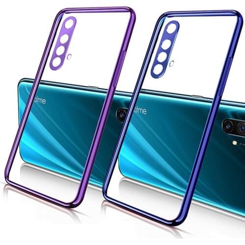 Luxury Plating Phone Case For Oppo Realme x3 superzoom Case Shockproof Protection Cover For Realme x3 superzoom Case Shell Funda