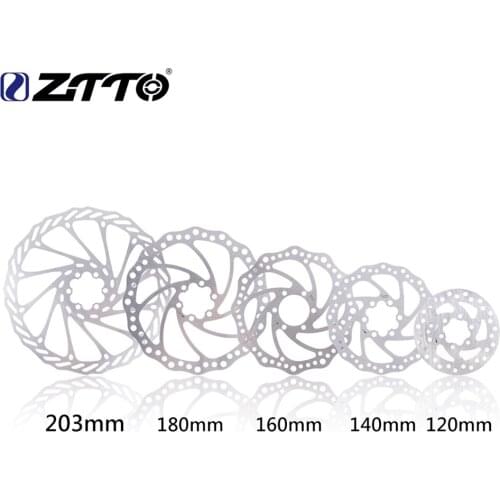 ZTTO Disc Brake Rotor 6 Inches Stainless Steel Brake Rotors 203mm/180mm/160mm/140mm/120mm for Mountain Road Bicycle Parts