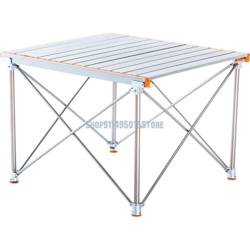 Outdoor Folding Table And Chair Picnic Portable Camping Aluminum Alloy Portable Table Self Driving Table